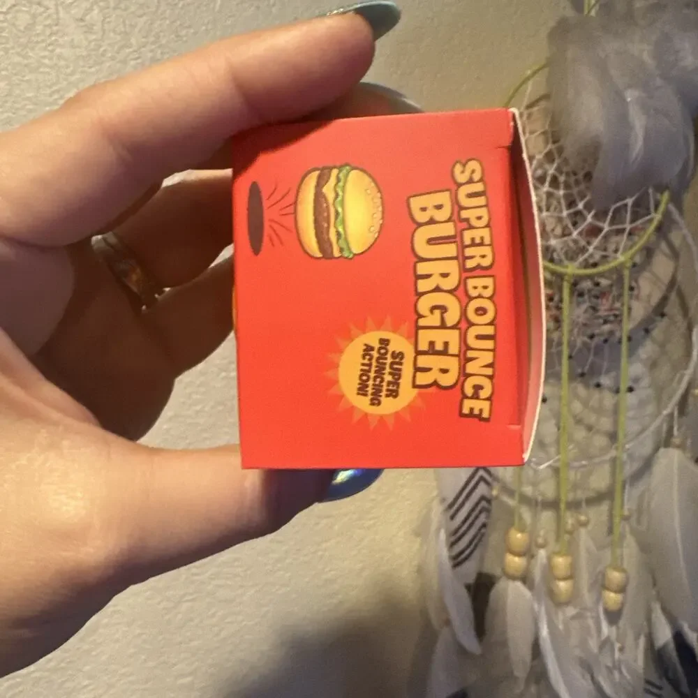 New Keycraft Super Bounce Burger Squishy Viral Toy!